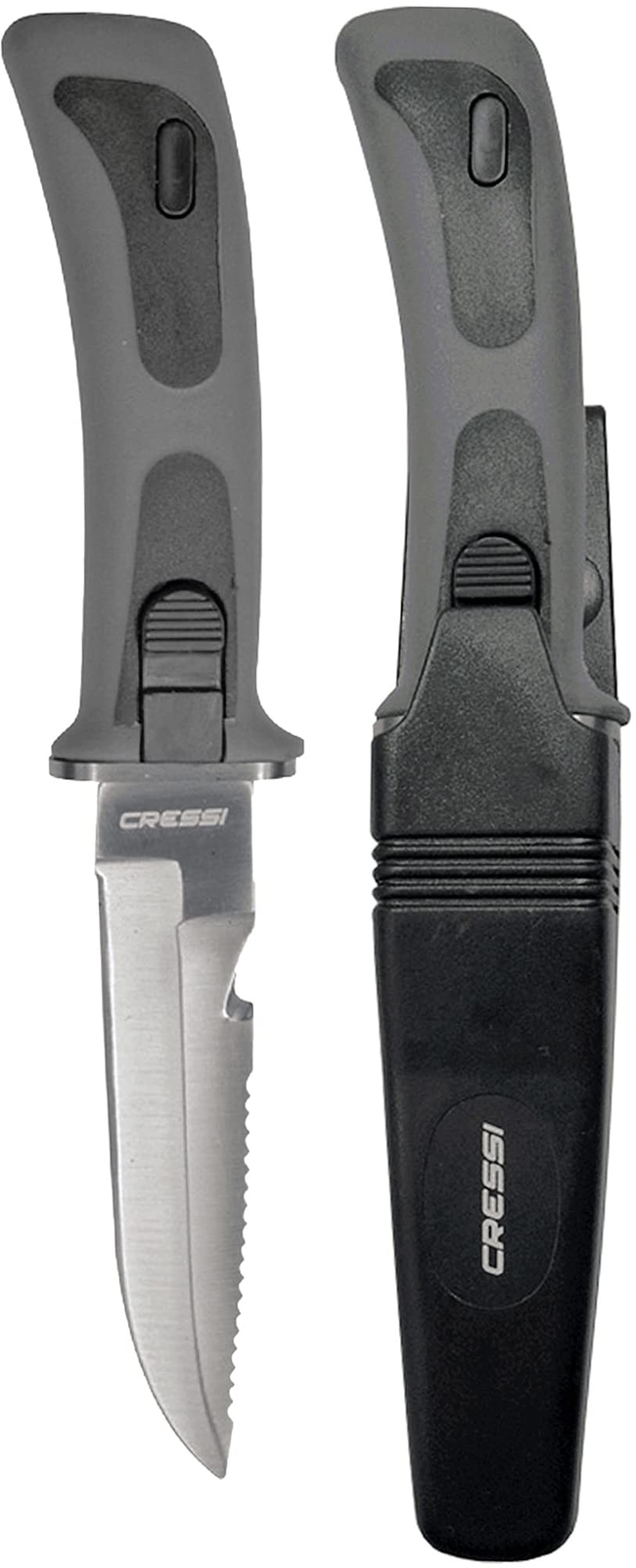 Cressi Diving Knife with Leg Sheat Vigo Designed in Italy