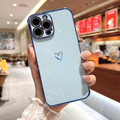 Stoßfest Silikon Herz Case Für iPhone 17 16 15 14 13 12 Pro Max XR 8 Plus Hülle