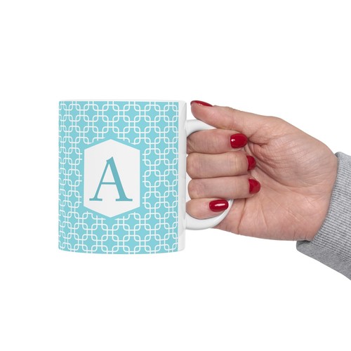 Personalized Ceramic Mug, Stylish Drinkware, Gift for Coffee Lovers, Monogram - Picture 12 of 17