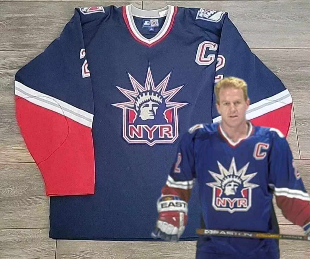 Las mejores ofertas en Brian Leetch New York Rangers Azul Ropa
