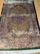 5' x 7'5" New Turkish Oriental Rug - 800 KPSI - Very Fine - Hand Made