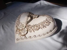 Heart Shaped Ceramic Bowl with Lid
