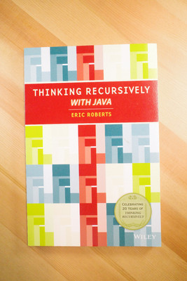 Thinking Recursively with Java - Paperback, by Eric Roberts
