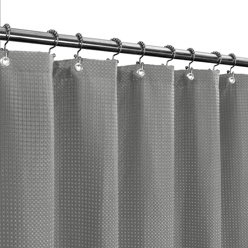 Stall Shower Curtain Fabric 48 X 72 Inch, Waffle Weave, Hotel Luxury Spa, 230 GS - Bild 6 von 12