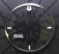 NEW 33.6 MM SPACEVIEW CRYSTAL WITHOUT TENSION RING FOR BULOVA ACCUTRON WATCH