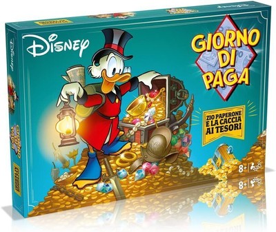 Hasbro Disney Giorno Di Paga italienisches Brettspiel Gesellschaftsspiel