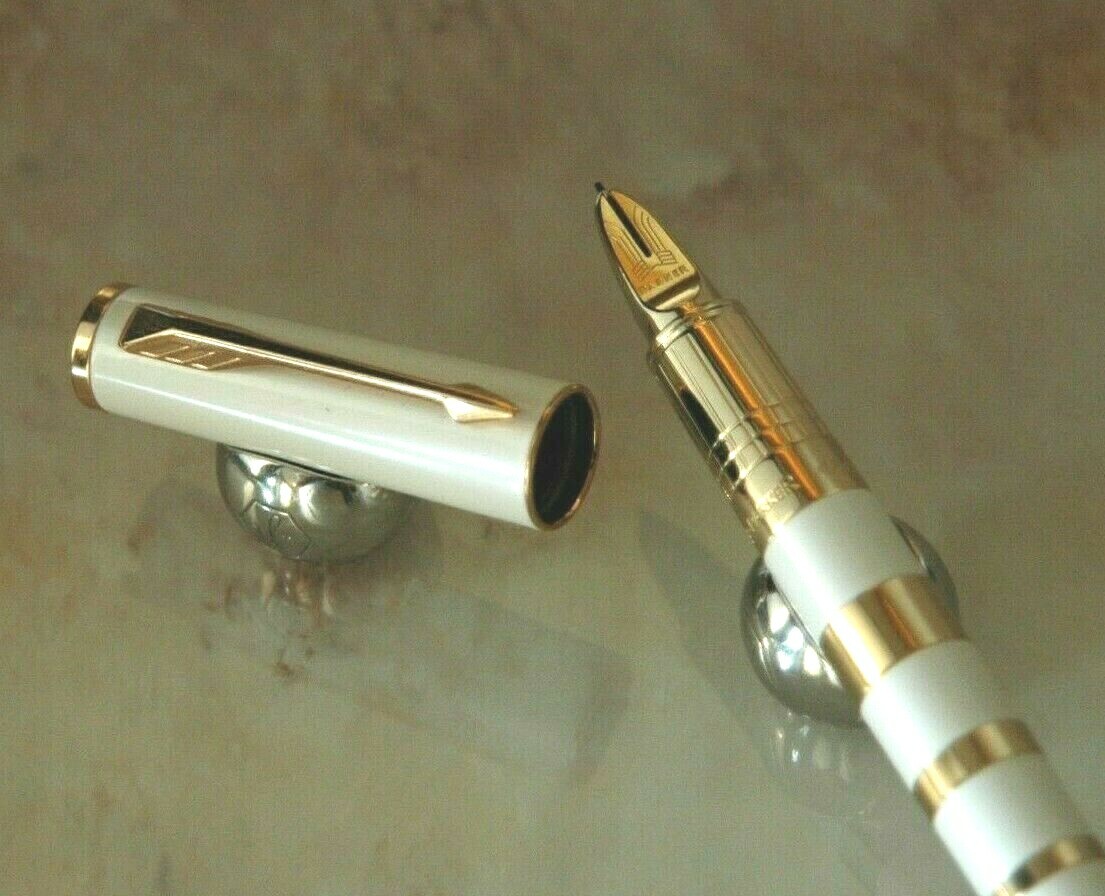 Stylo Parker Ingenuity 5th laque blanche, finies les fuites d'encre des stylos de prestige