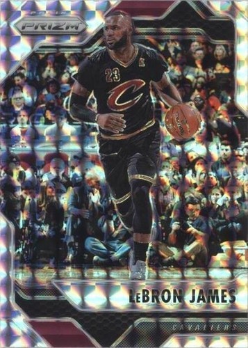 2016-17 Panini Prizm - Lebron James - Mosaic Red Card #64
