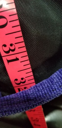 Nike Training Duffel Gym Bag Sports Black With Purple And Yellow Logo - Picture 8 of 8
