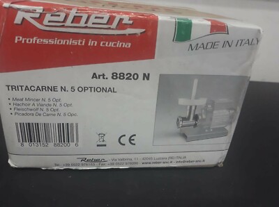 Accessorio Spremipomodoro Reber - Per Tritacarne, 400W, Colore Bianco - Foto 7
