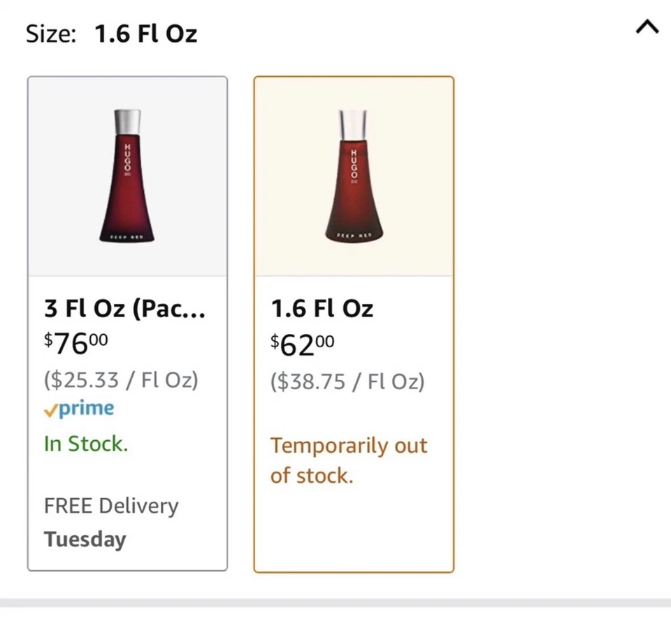 Hugo Boss Deep Red EDP 90 ml/3 oz nuevo sellado Foto 3 de 4