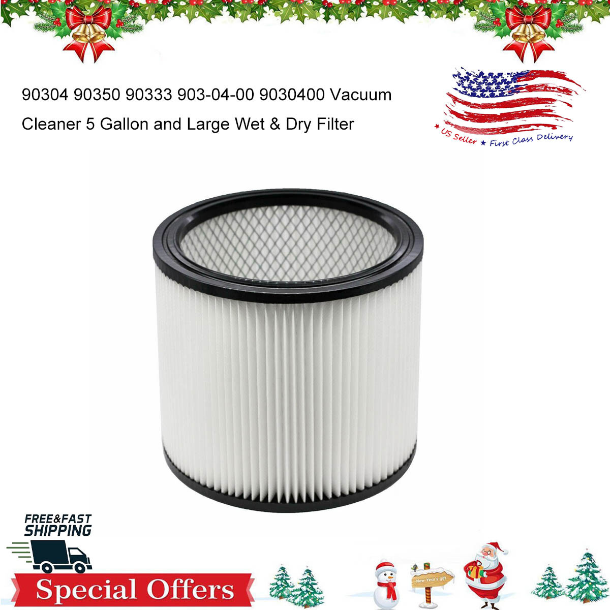 Filter Cartridge For Shop Vac 16RHT650C 16RT500A 16RTP550A 84L250B 85L450