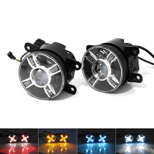 2PCS Durable Car Fog LED Projector Lens Headlight Driving Spot Lamps Turn Signal - Picture 3 of 11