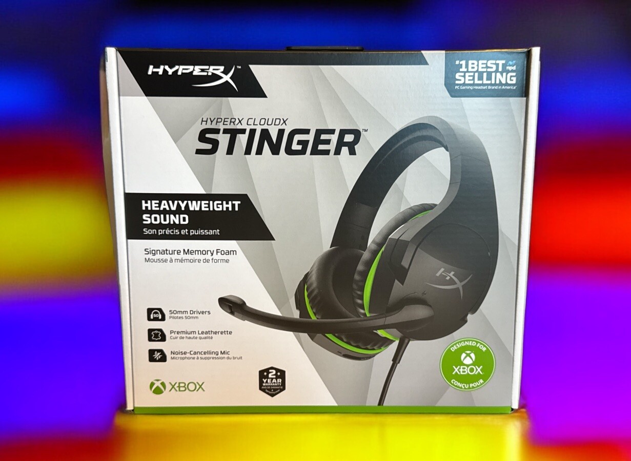 HyperX CloudX Stinger Official Xbox Licensed Gaming Headset Heavy Sound NEW