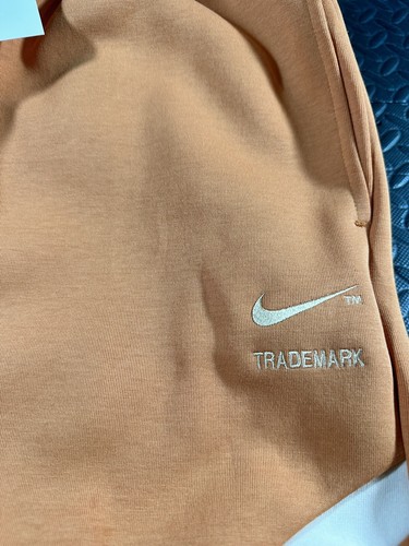 Nike Sportswear Tech Fleece Swoosh Pants DH1023-808 Hot Curry Pearl White Sz. L - Picture 5 of 6