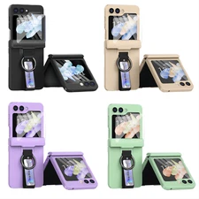 For Samsung Galaxy Z Flip 5 6 Shockproof Hinge Ring Strap Phone Case Cover