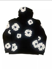 Denim Tears Cotton Wreath Hoodie Black Size L