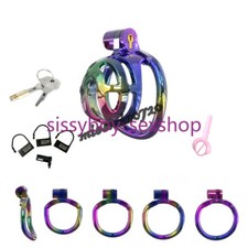 Mamba Belt Ring Lock Cobra Male Chastity Cage Device with 4 Rings Sleeve