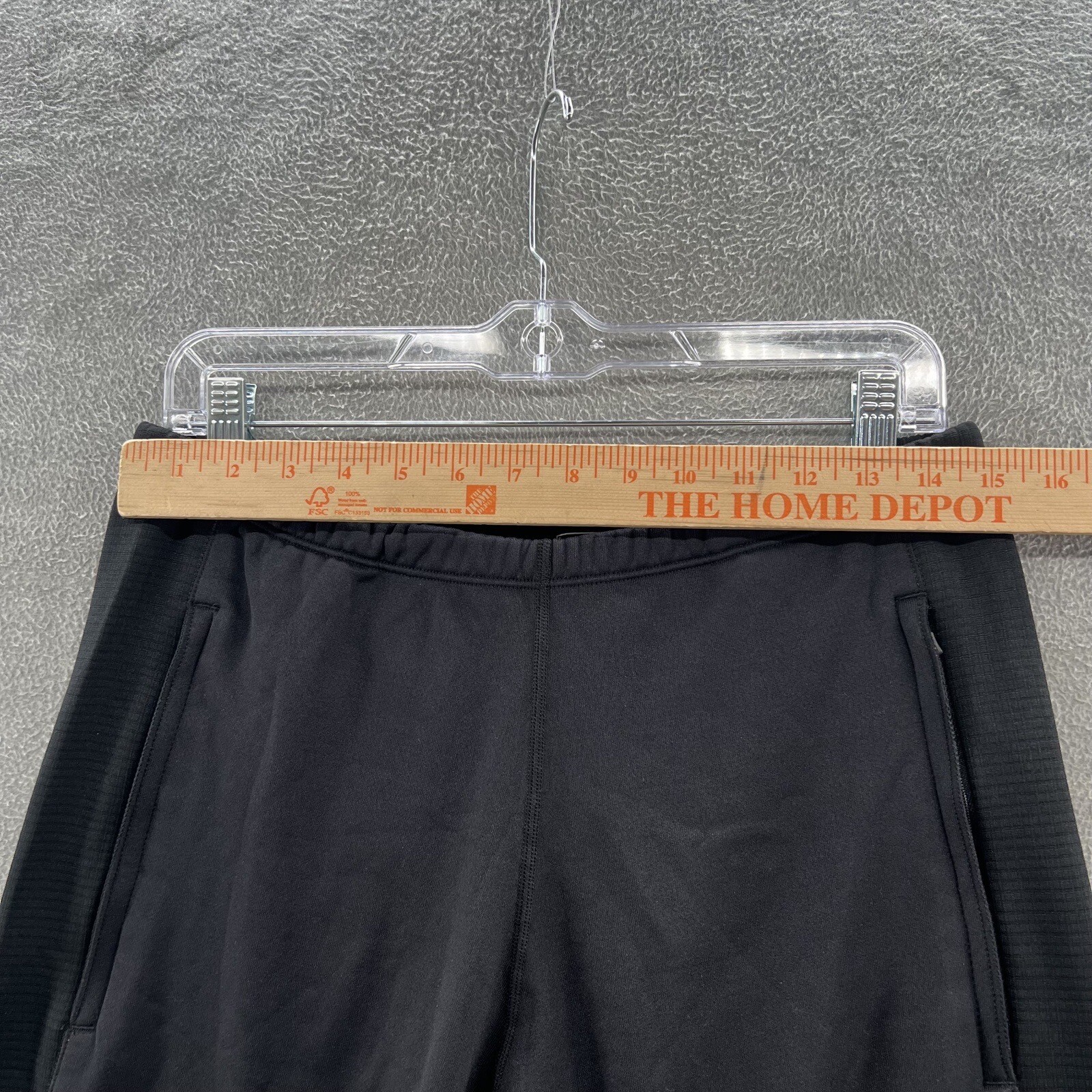 rei mens size m TALL black fleece lined zipper pocket pants eBay