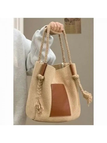 Summer New Women Shopping Bag Large Handbag One Shoulder Fashion Travel - Picture 11 of 16