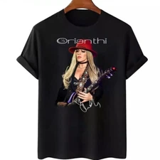 Hot Orianthi Shirt Gift Family Unisex All Size Cotton Black T-Shirt