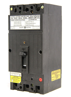 GE General Electric TLB134040 40A 480V AC 3P Circuit Breaker TLB + Test Report
