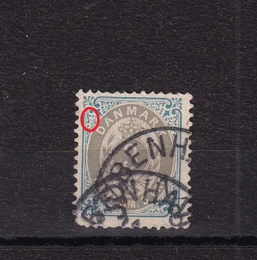 DINAMARCA 1895 Estampillas Coronas y Coronas Marco I, wmk 1Y, perf 123/4 LOTE 624 Foto 2 de 3