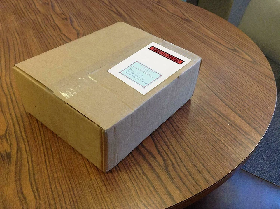 Packing List Envelopes Invoice Enclosed Slip Pouch Self Adhesive Shipping Labels - Image 3 of 4