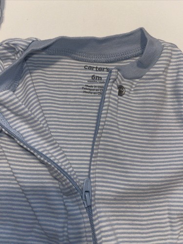 Lot Of 5 Boys 6 Months Sleepers Pajamas Carter's brands Okie Dokie - Picture 3 of 12