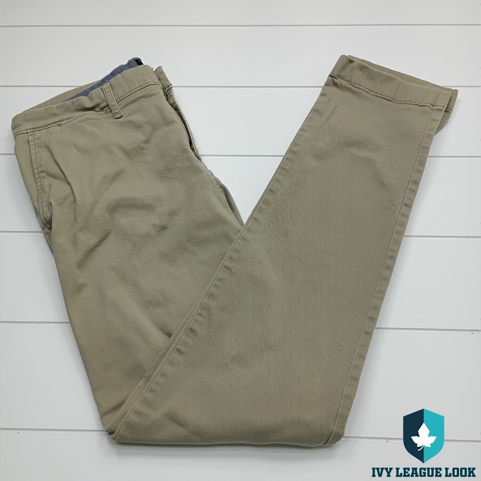 J.Crew 484 Slim Khaki Chino Pants Stretch Casual Mens 29x32 Preppy