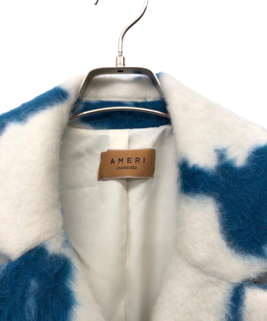 Ameri UND SHADOW FLOWER WOOL COAT 2320760360 Whit… - image 3