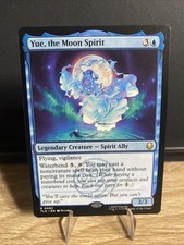 yue mtg card Introducing Yue, the Moon Spirit. Join us at the #MTGxATLA First Look  stream August 12 at twitch.tv/magic for more reveals! #ATLA #NickSDCC #MTG  #MagicTheGathering #SDCC
