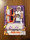 2024 Topps Resurgence Ignite Rookie Patch Auto Drake Maye Purple Refractor /75