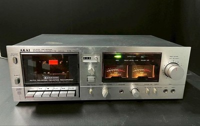 Vintage AKAI CS-732D Kassettendeck VU Meter Power On UNGETESTET für...