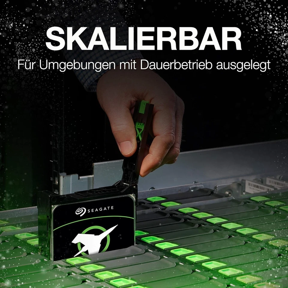 Seagate Exos X18 16TB Interne Festplatte ST16000NM000J 3,5 Zoll HDD SATA3 256MB - Bild 2 von 4
