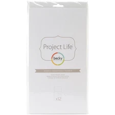 Project Life Photo Pocket Pages 12/Pkg-Design H - 2 Pack