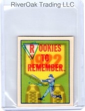 1989 Score - Dazzy Vance Rookies to Remember #4