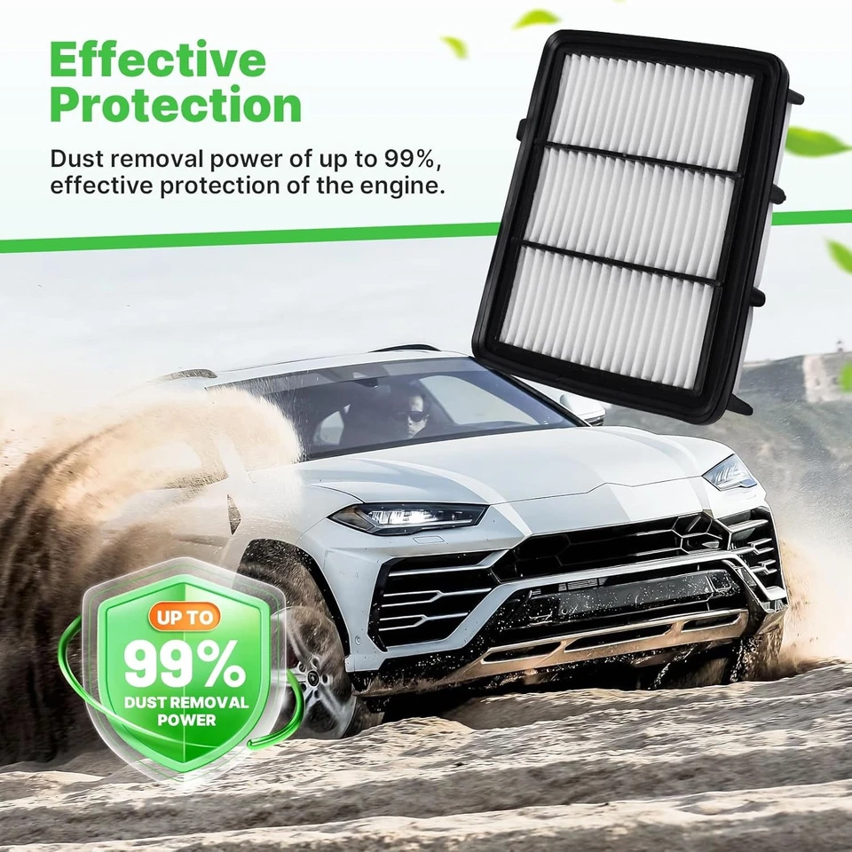 Engine+Cabin Air Filters Fit for Honda Accord (Gas Only, L4 1.5L) 2018 2019 2020 - Image 3 of 4