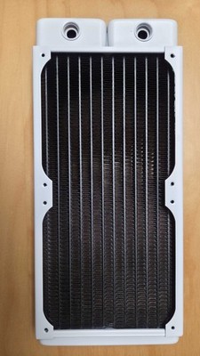 Alphacool NexXxoS ST30 Full Copper 240mm Radiator V.2 - White Special Edition