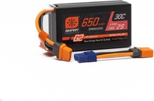 Spektrum RC 2S 30C LiPo Battery Pack w/JST Connector 7.4V 650mAh SPMX652SH2