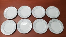 Set OF 8 Vintage SOMERSET CHINA~ BY NL Excel ~ 7" BREAD SALAD DESSERT PLATES