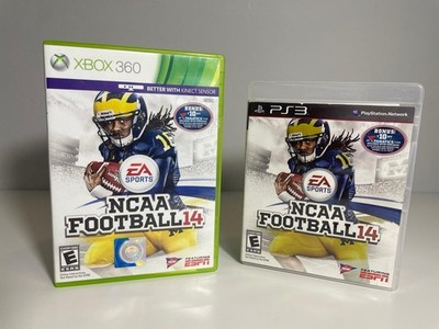 NCAA Football 14 PS3 & Xbox 360 Cases & Manuals ONLY