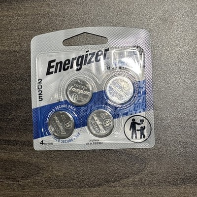 Energizer CR2025 3V Lithium Coin Battery (4 Count)