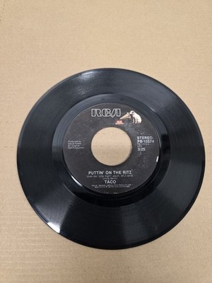 TACO Puttin' On The Ritz / Livin' In My Dreamworld RCA PB-13574 VG 45 1982 7''