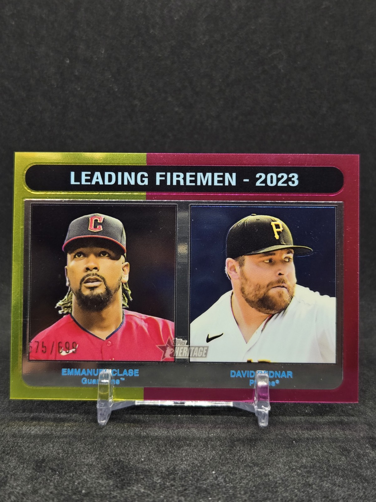 2024 Topps Heritage High Chrome Clase Leading Fireman 699/699 2023 #313
