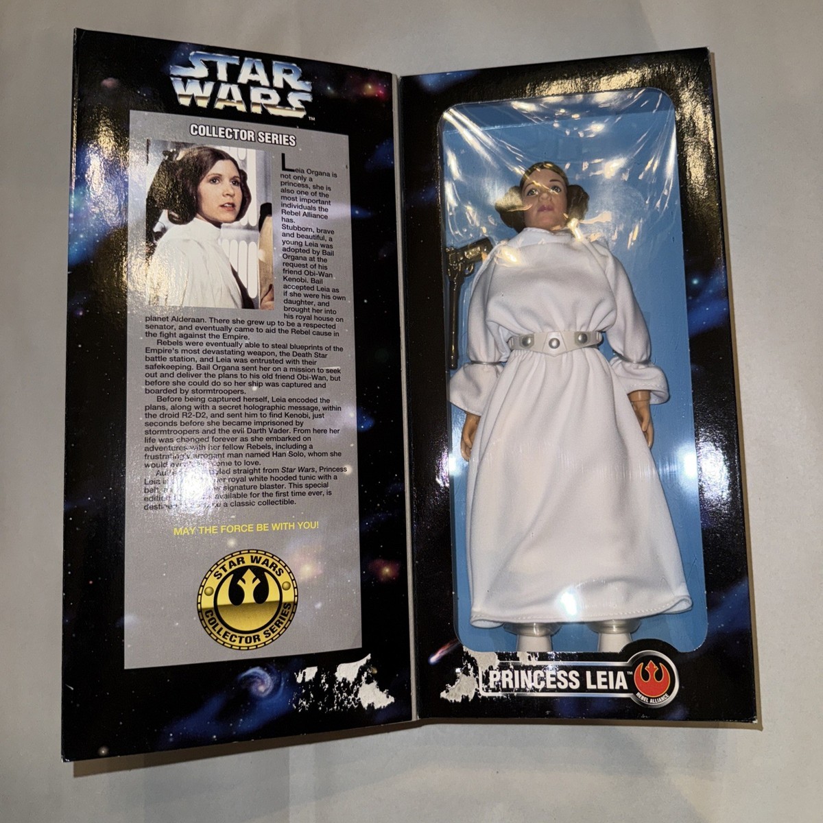 STAR WARS Princess Leiaコレクター人形 Princess Leia Star Wars Doll Carrie Fisher 1996 Collector 12