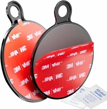 Dashboard Pad Mounting Disk for Suction Cup Mount - 3M Red