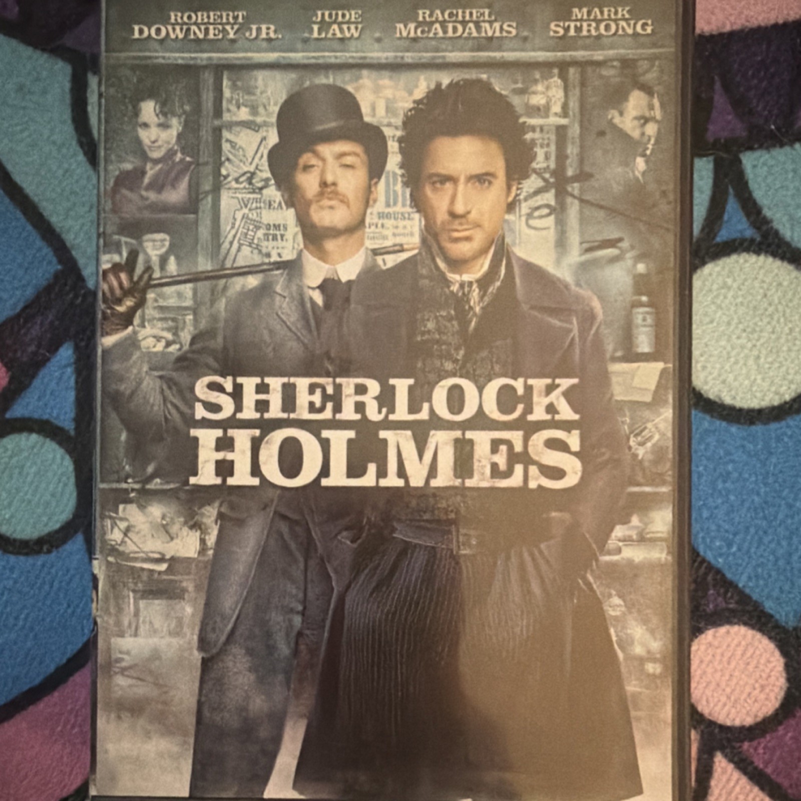 Warner Bros. Sherlock Holmes DVD Robert Downey Jr. Jude Law Mystery Action