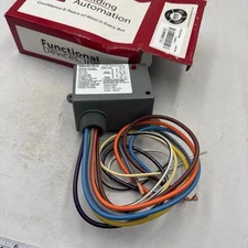 Functional Devices Inc RIB Enclosed Relay Grey RIB2401B2G 20 Amp DPDT Multi-Volt