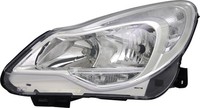 Scheinwerfer Links FüR Opel Corsa D 2011- + LWR Stellmotor Halogen Chrom